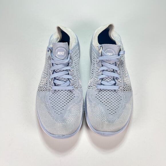 Nike Free RN Flyknit 2018 Hydrogen Blue Running Shoes 942839-402 Women's Size 7 - Picture 3 of 11